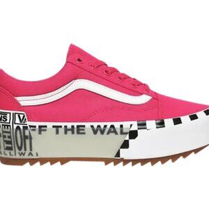 Pink Era Stacked Platform Vans Sz 9